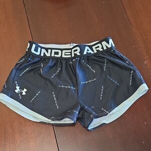 Under Armour Kids Black Logo Shorts